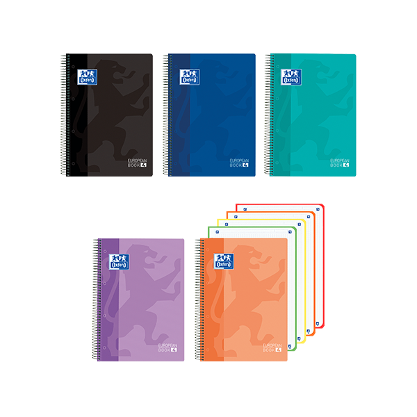 Cuaderno Oxford europ. book 4 tapa plást. 4°