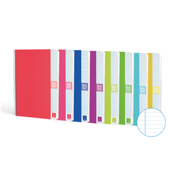 Cuaderno Escolofi A4 gama Basic 80 h 80 g horiz.