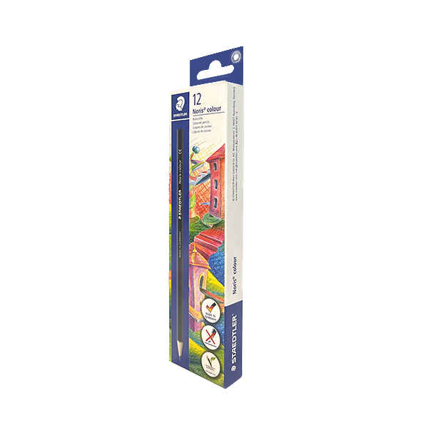 Lápices Staedtler Noris colour 185 Unicolor. Caja 12 u.