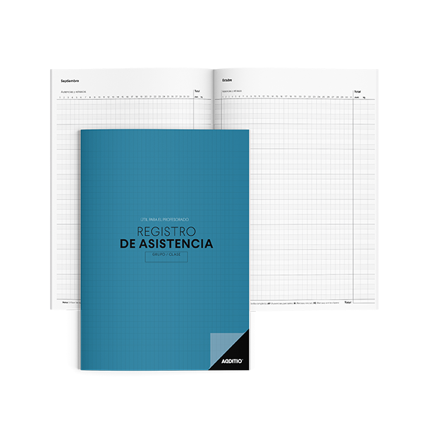 Registro asistencia Additio 19,5x28,5 cm