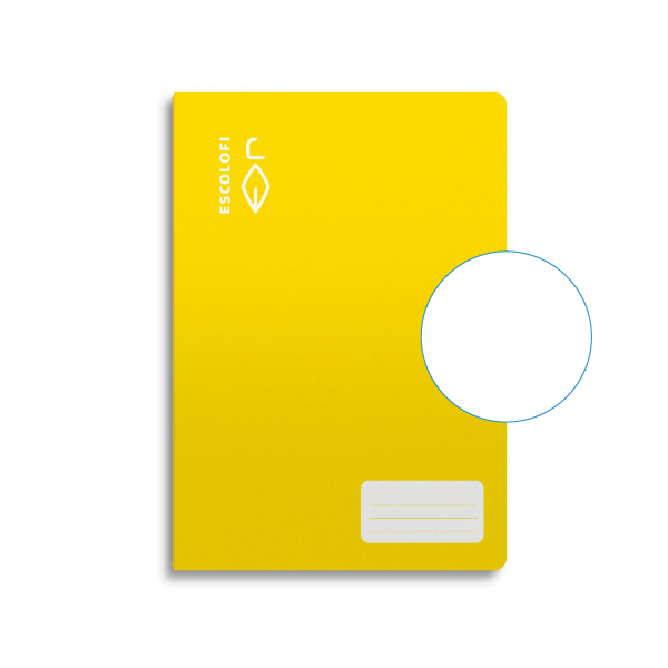 Libreta Escolofi 50 h. f° liso Amarillo