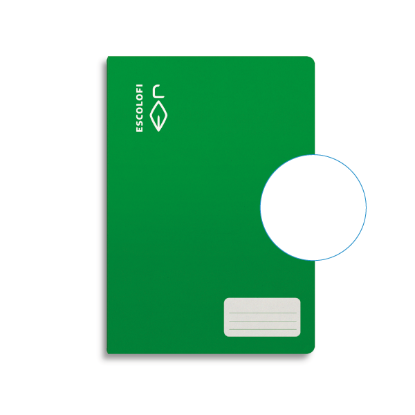 Libreta Escolofi 50 h. f° liso Verde