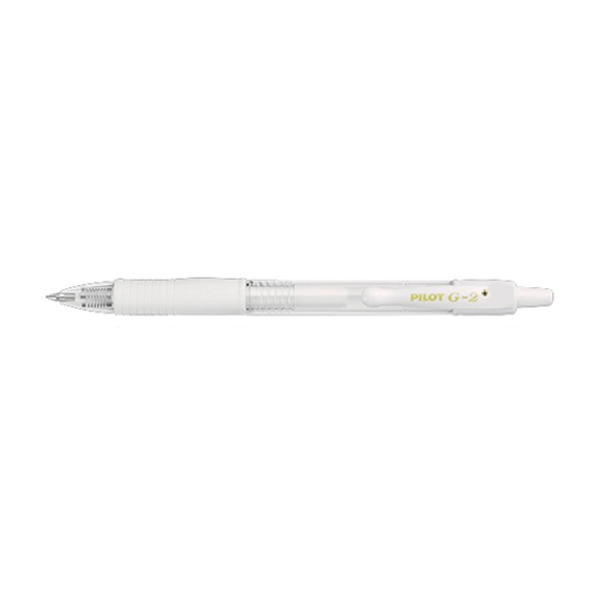 Bolígrafo gel Pilot G-2 plus Blanco