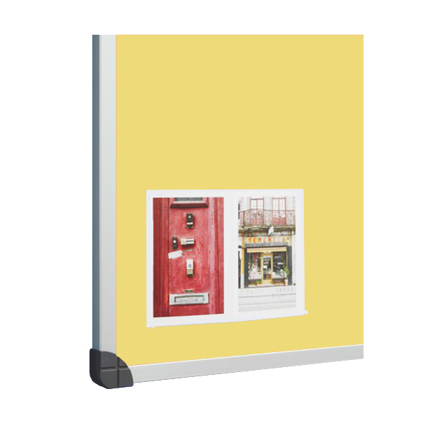 Tablero corcho tapizado 760 100x120 cm Amarillo