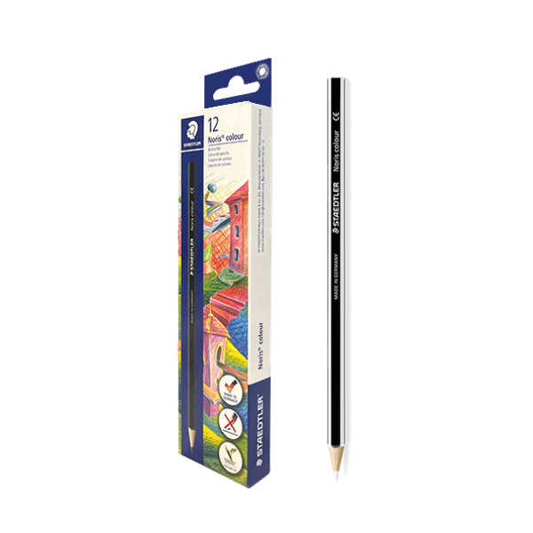 Lápiz Staedtler colour 185 blanco. Caja 12 u.