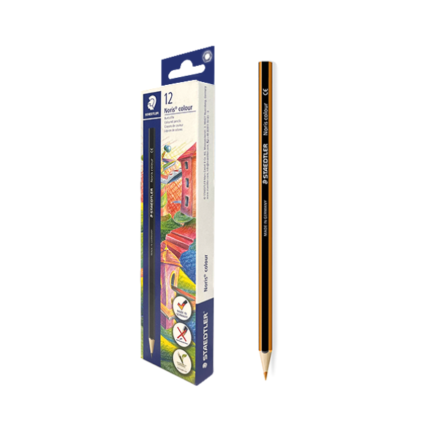 Lápiz Staedtler colour 185 Naranja. Caja 12 u.