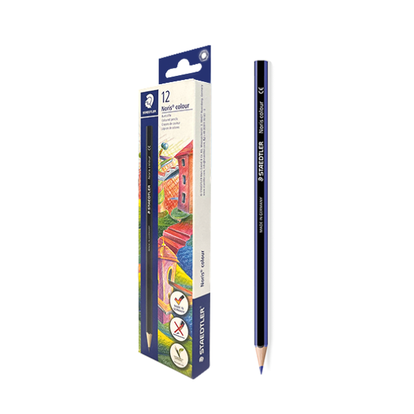 Lápiz Staedtler colour 185 Azul oscuro. Caja 12 u.