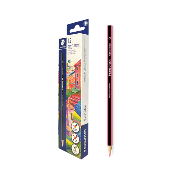 Lápiz Staedtler colour 185 Magenta. Caja 12 u.