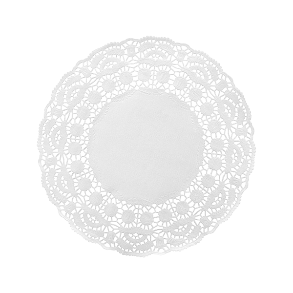 Blonda Ø19 cm Blanco. Pack 12