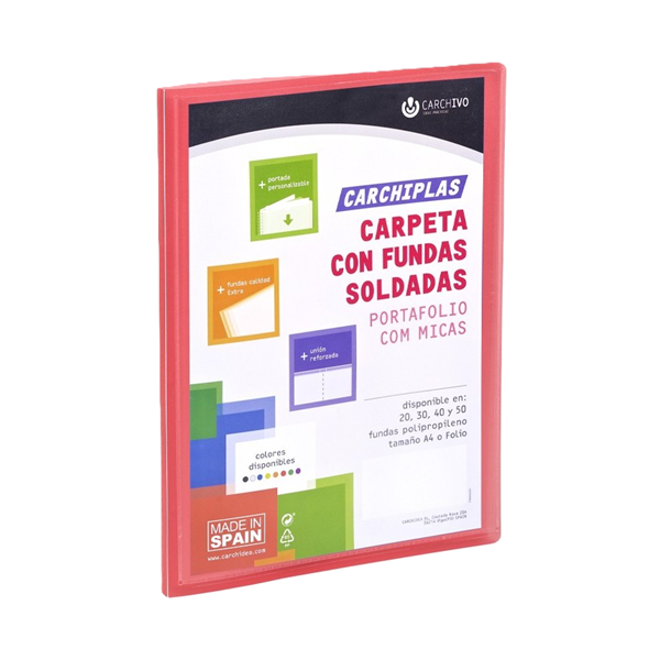 Carpeta fundas personalizable A4 30 hojas