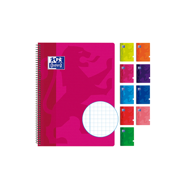 Cuaderno Oxford tapa plást. f°