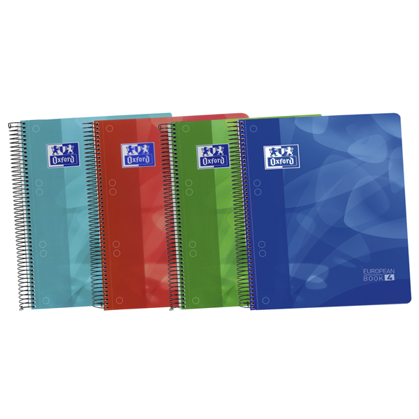 Cuaderno Oxford europ. book 4 tapa plást. 4°