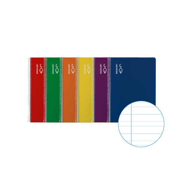 Cuaderno Escolofi tapa dura 4° 50 h. montesori 3,5
