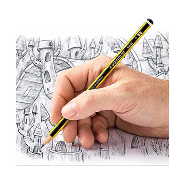 Lápiz Staedtler Noris 120 N°1 B. Caja 12 u.