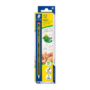 BLISTER 3 LAPICES NORIS Nº 2 HB + GOMA RASOPLAST + SACAPUNTAS STAEDTLER