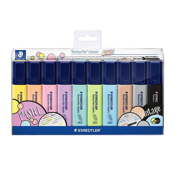 Staedtler textsurfer pastel. Estuche 10 u.