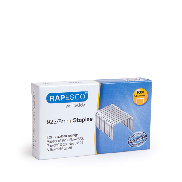 Grapas Rapesco 923/8 mm