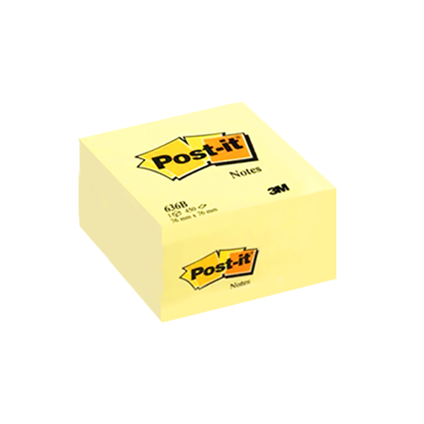 Post-it 3M amarillo 76x76 mm