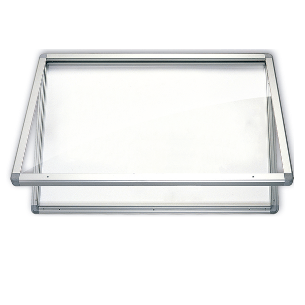 Vitrina ext. blanca horizontal