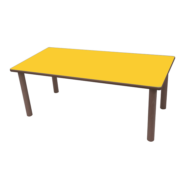 Mesa rectangular 120x80 cm T3 alt. 59 cm