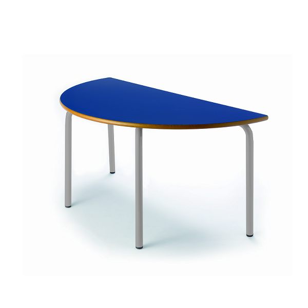 Mesa semicircular 208 - 120x60 cm pata gris alt.54