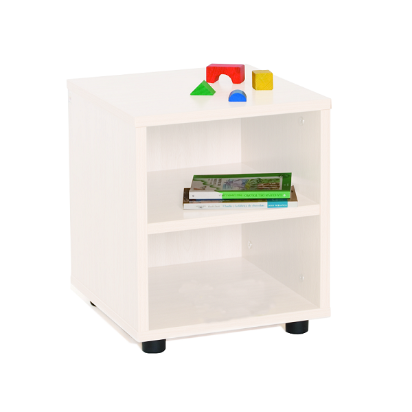 Mueble 2 estantes blanco