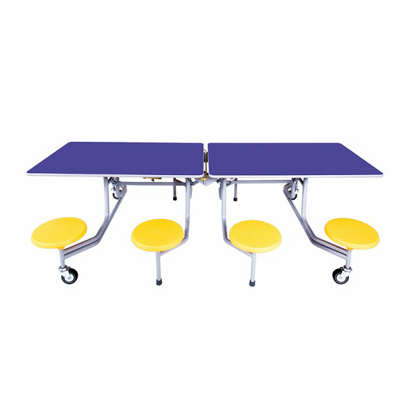 Mesa rect. 244x76 cm 8 asient. alt. 66 cm