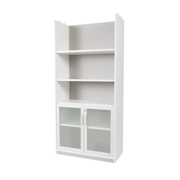 Armario puerta cristal s/tapa alt. 195 cm