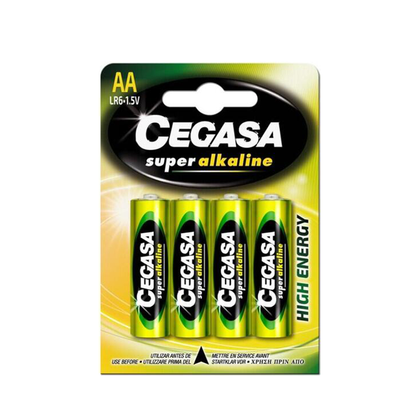 Blíster 4 pilas Cegasa super alcalinas LR03-AAA