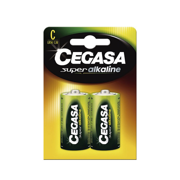 Blíster 2 pilas Cegasa super alcalinas LR14-C