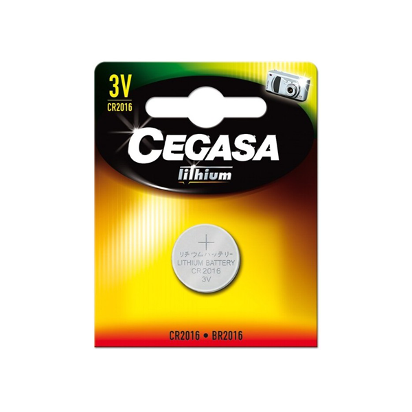 Pilas botón Cegasa Lithium CR2016 3V