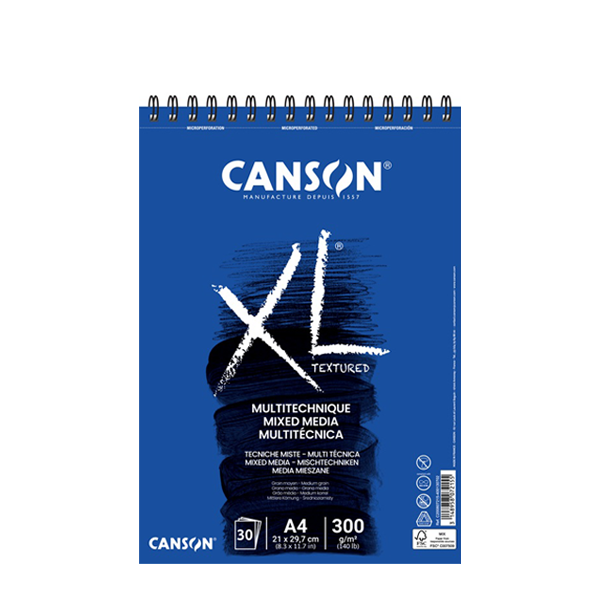 Bloc XL Mix media multitécnica Canson A4 30 h