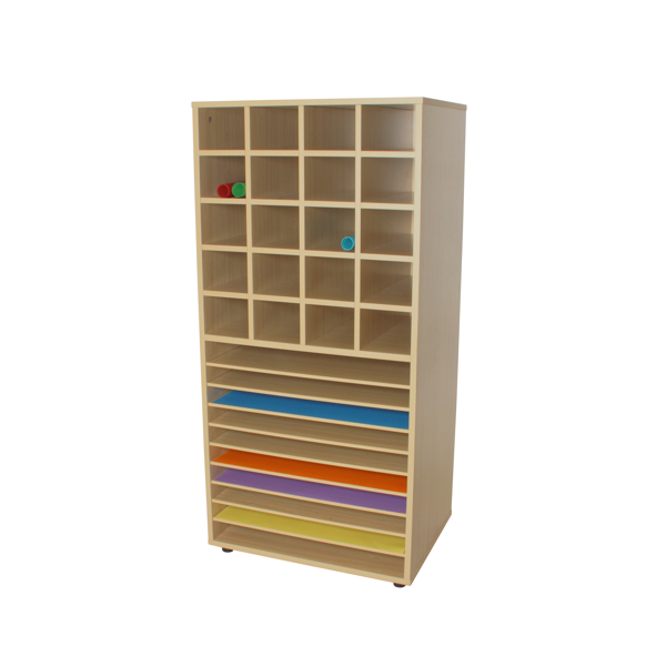 MUEBLE CARTULINAS Y 20 CASILLAS - Material escolar, oficina y nuevas