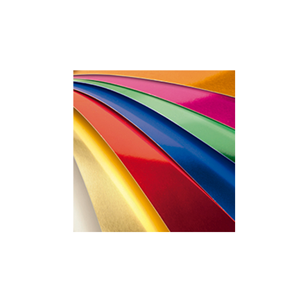 Cartulina metalizada 50x65 cm Pack 5 h.