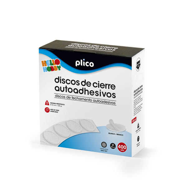Discos cierre autoadhesivos