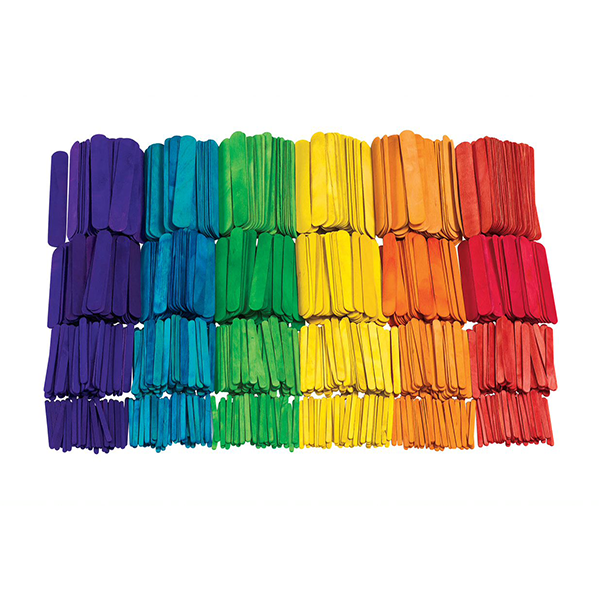 Palillos variados colores surt. 1200 u.