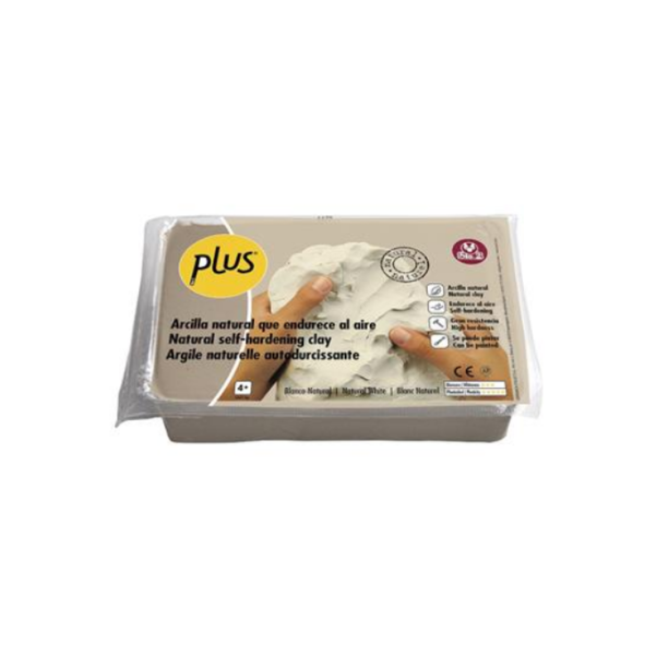 Pasta modelar Plus Blanca 1,5 Kg.