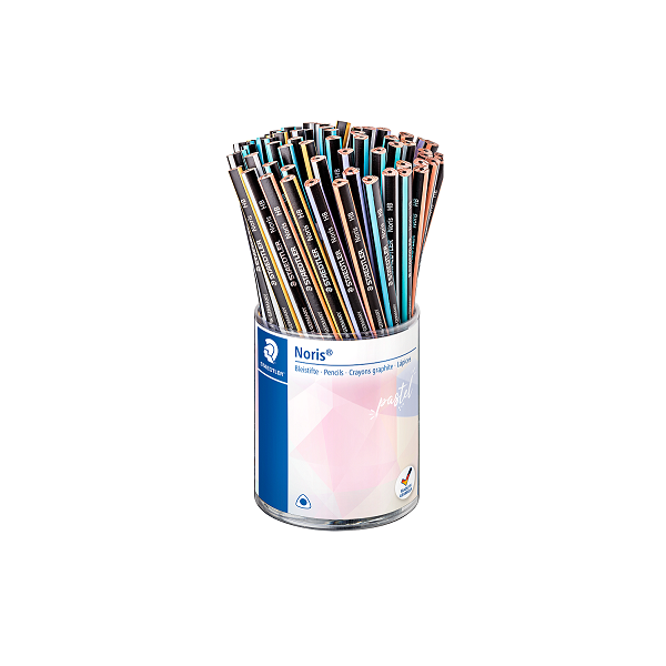 Lápiz Staedtler Noris 118 Slim. Pastel line. Bote 72