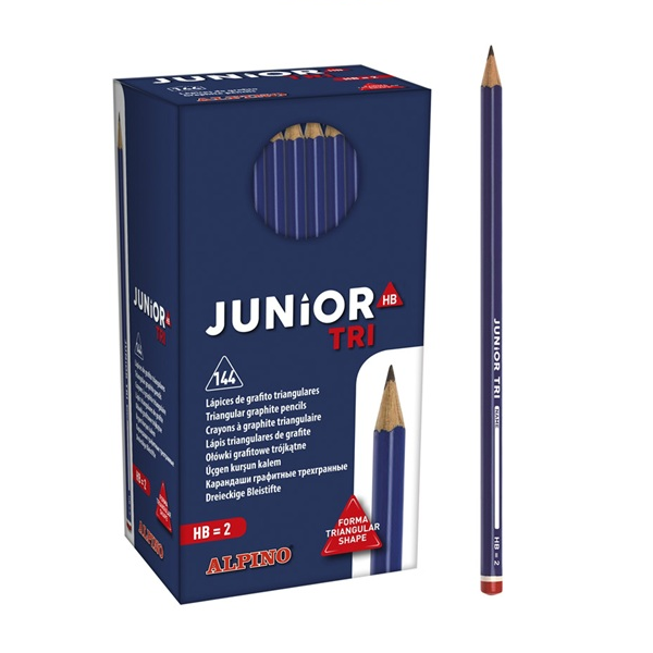 Lápiz Alpino Junior Tri HB 144 u. Economy pack