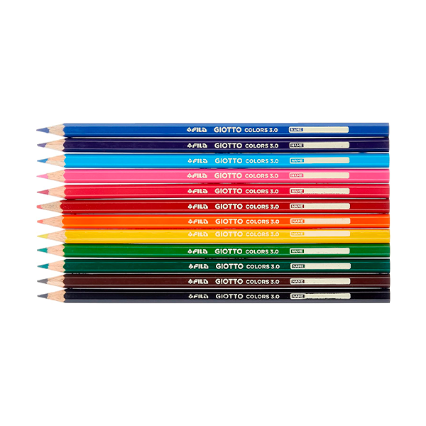 Lápiz Colors Giotto 3.0 Estuche 12 u.