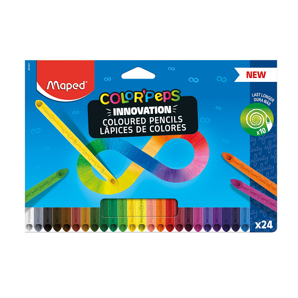 Lápices de colores Maped Infinity 24 colores