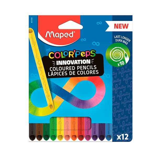 Lápices colores Maped Infinity 12 colores