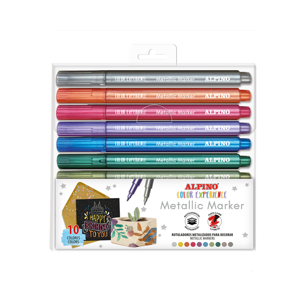 Rotulador Alpino color experience metallic marker