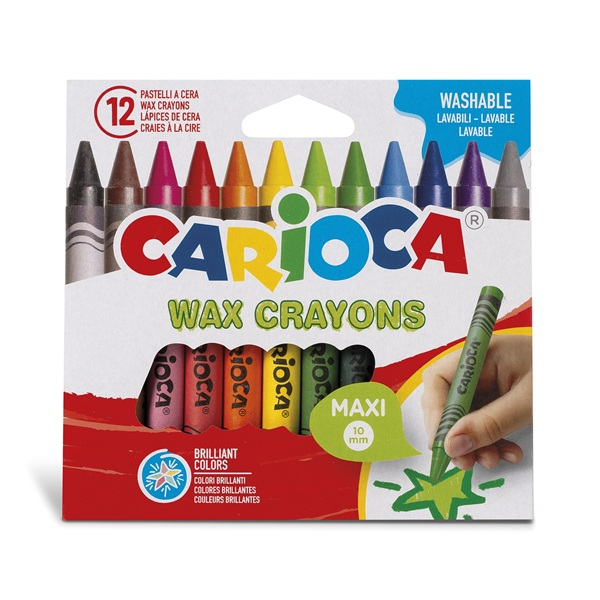 Estuches Carioca maxi Wax crayons