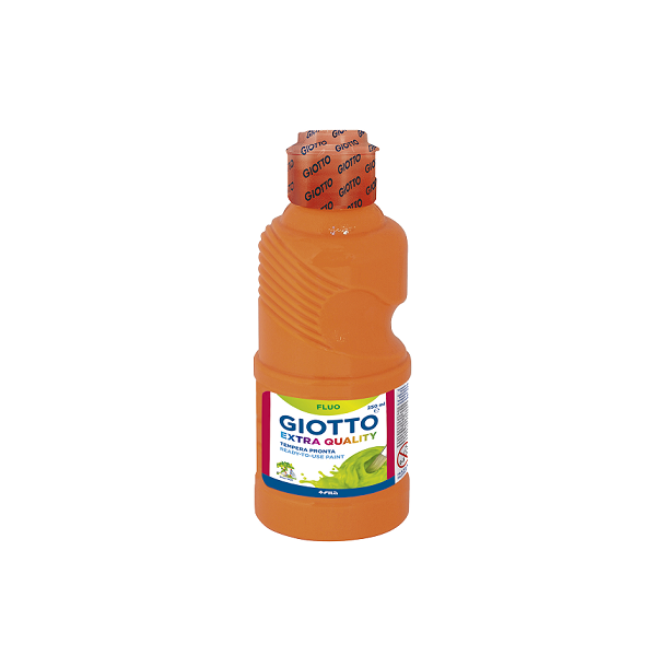 Témpera Giotto fluorescente 250 ml.