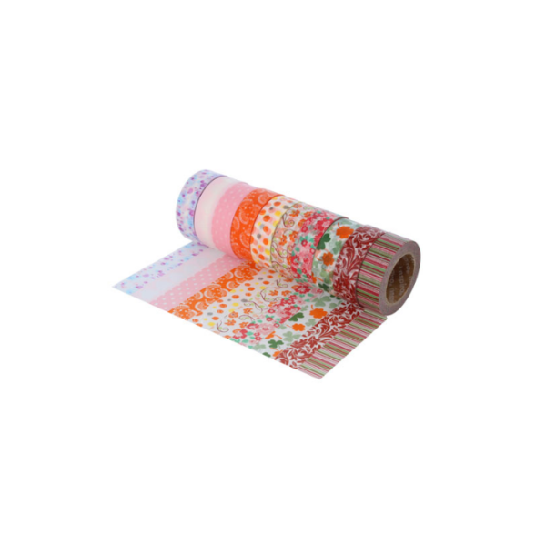 Cintas masking floral. Set de 10