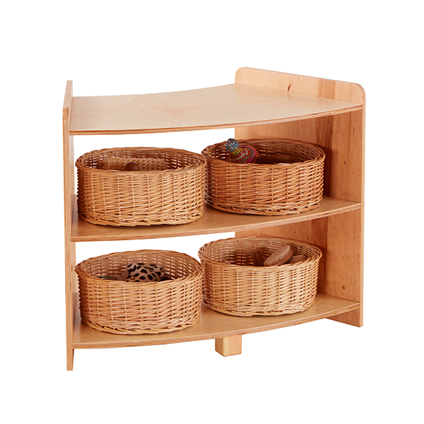 Cesta redonda de mimbre Ø30 cm