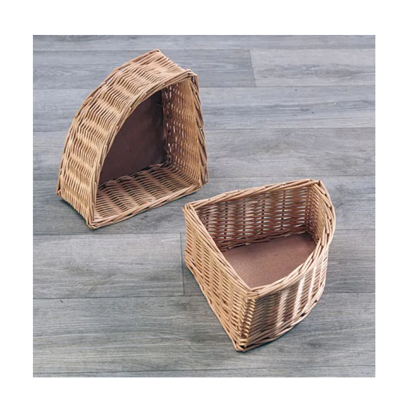 Cesta de mimbre para esquinas