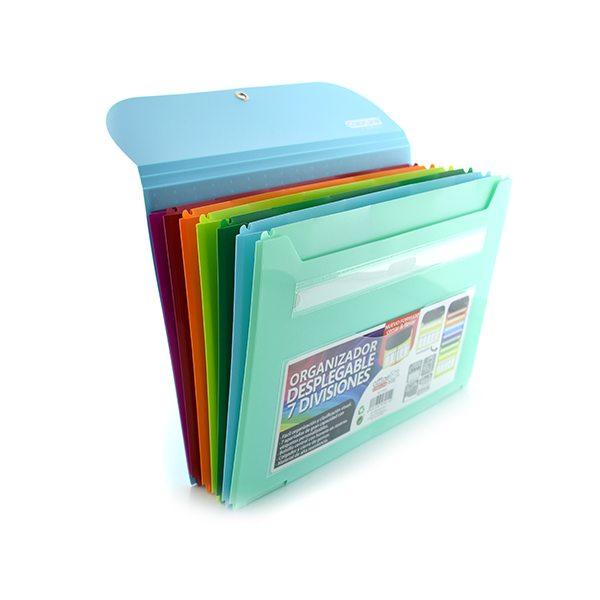 Organizador desplegable 7 divisiones