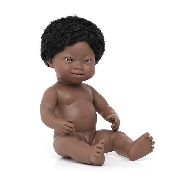 Bebé síndrome down africano 38 cm.